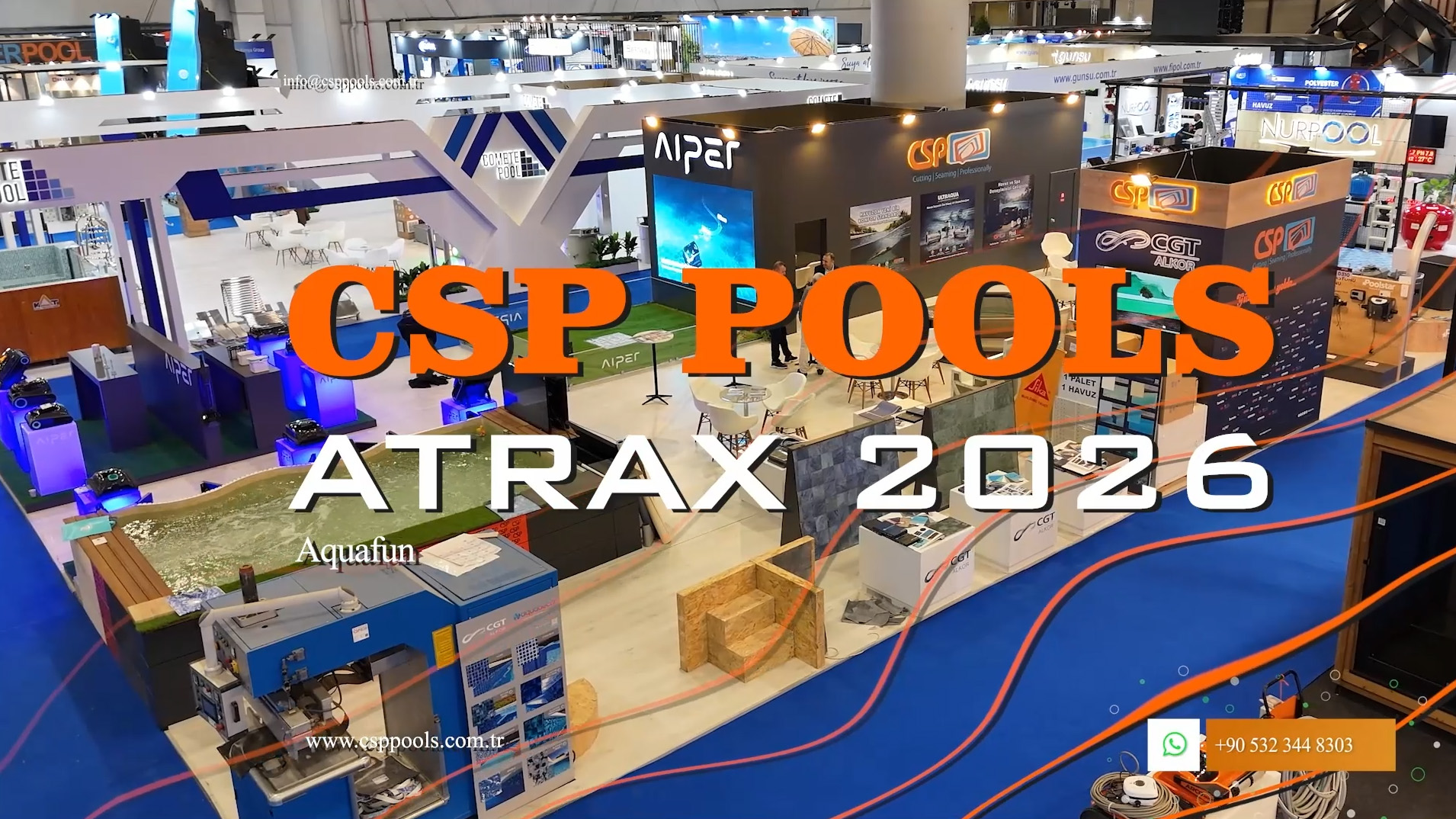 Atrax Aquafun Fuarı 2026 | CSP ile Fuar Genel Görüntüleri