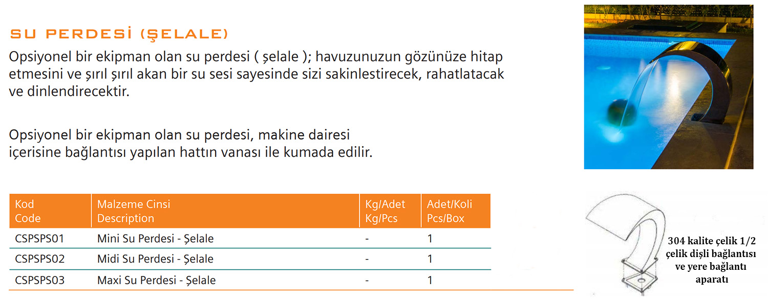 su perdesi ozellikler